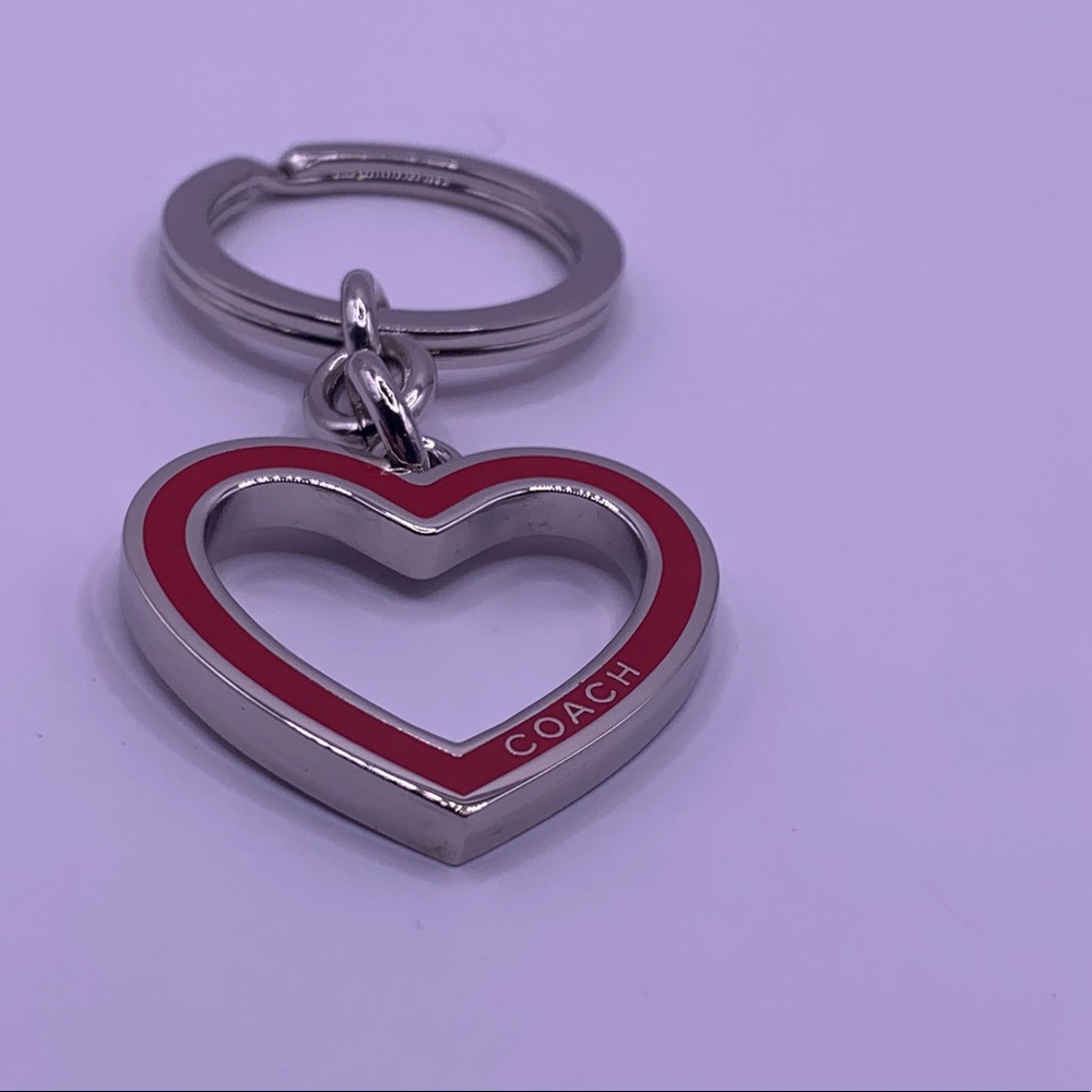 Coach Open Heart Keychain - Picture 3 of 5
